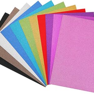 RB A4 Size Glitter Sheet 10 Pcs Self Adhesive Foam Sheet