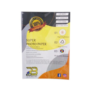 RB A4 Sticker Paper 135GSM 6 Sheets