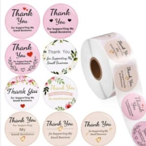 9 Designs Thank you Stickers