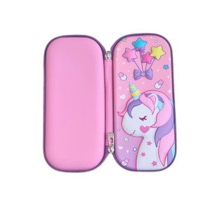 Cartoon 3D cute case Plastic hard shell stationery box Student school supplies storage box with pen holder pen bag WATERPROOF