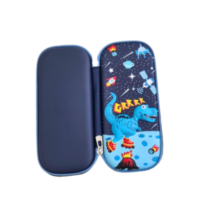 Cartoon 3D cute case Plastic hard shell stationery box Student school supplies storage box with pen holder pen bag WATERPROOF